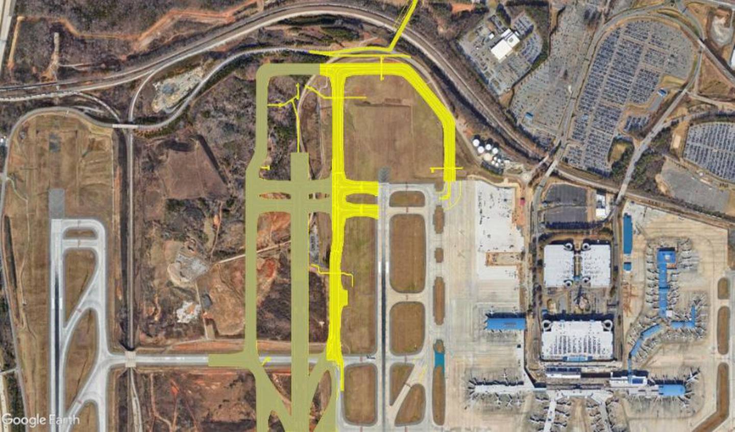 North-End Around Taxiway project at CLT