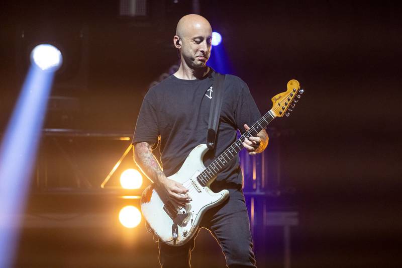 Simple Plan performs at PNC Music Pavilion in Charlotte on Sept. 1, 2024.