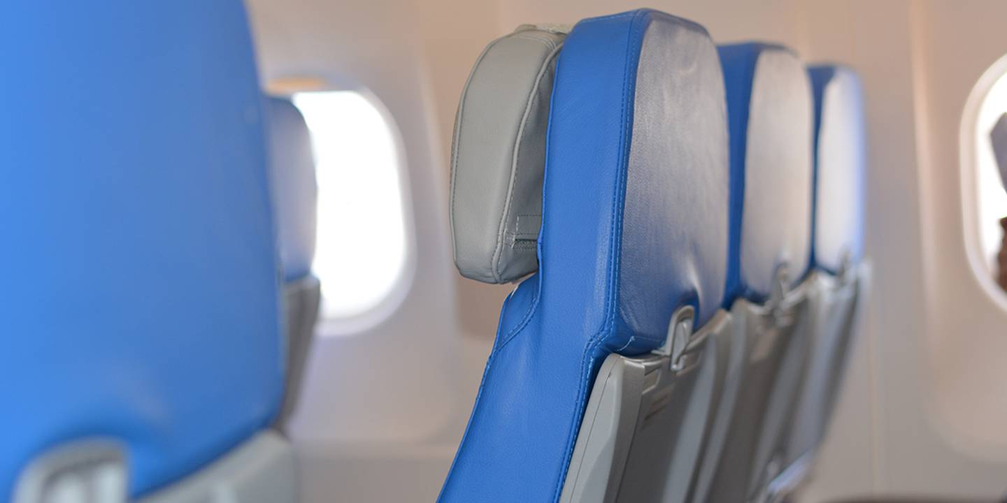 Photo of airline seat