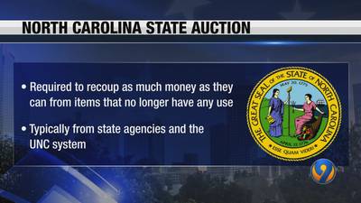 State auction site offloads surplus items from across NC