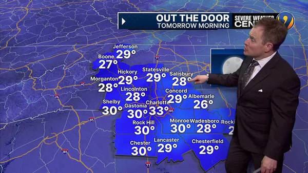 FORECAST: Another chilly start for Wednesday
