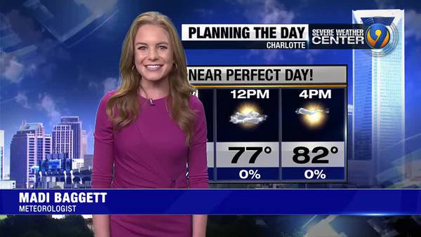Saturday morning forecast with Meteorologist Madi Baggett
