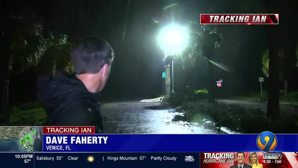 Tracking Ian: Dave Faherty reporting from Venice, Florida