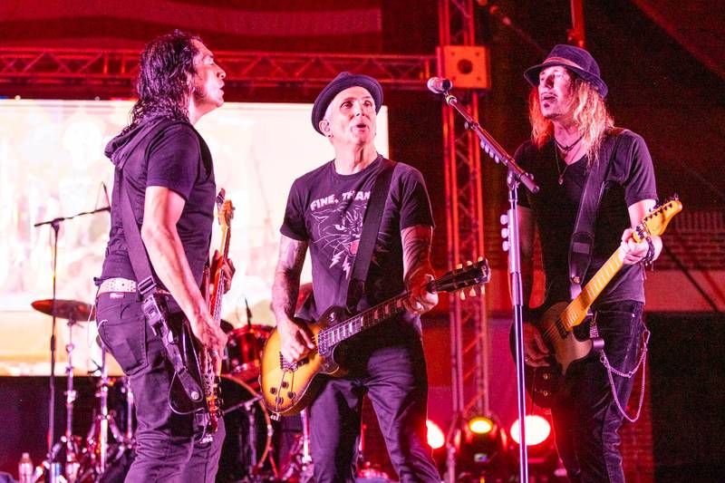 Everclear performs with Fastball and The Nixons at the Village Park Saturday concert series in Kannapolis. Aug. 6, 2022.