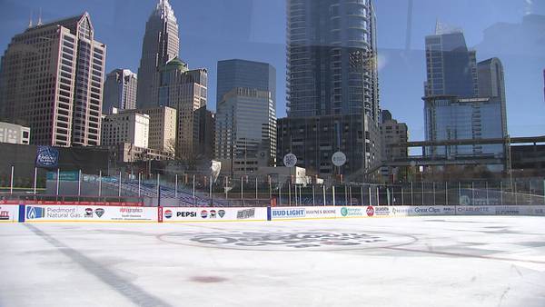 Checkers and Knights team up to host outdoor hockey game at Truist Field