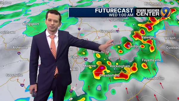 FORECAST: Chance of showers, storms continues through the week
