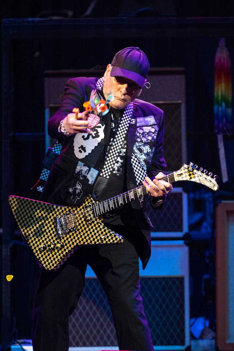 Classic rockers Cheap Trick perform at PNC Music Pavilion in Charlotte on Aug. 26, 2022.