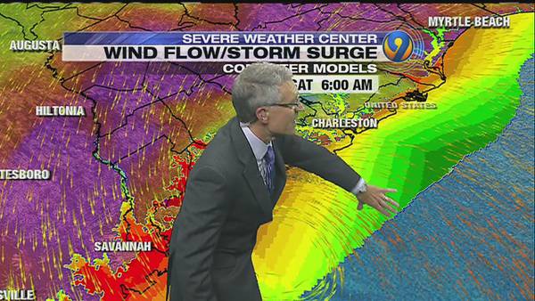 FORECAST: Matthew churns north as rain falls in Charlotte region