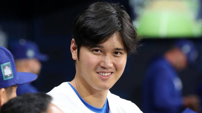 SEOUL, SOUTH KOREA - MARCH 21: Shohei Ohtani #17 of the Los Angeles Dodgers is seen in the dugout during the 2024 Seoul Series game between San Diego Padres and Los Angeles Dodgers at Gocheok Sky Dome on March 21, 2024 in Seoul, South Korea. (Photo by Chung Sung-Jun/Getty Images)