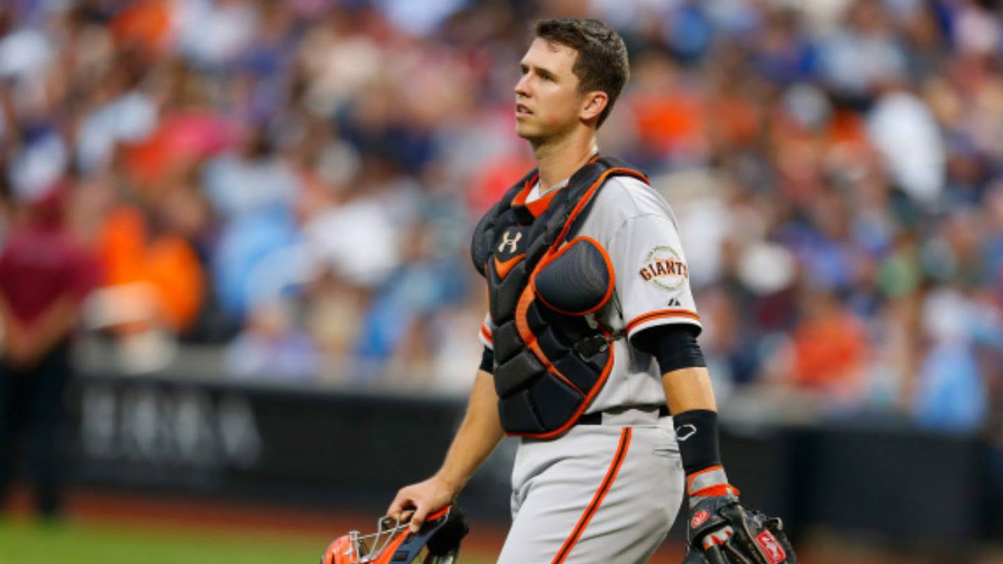 Buster Posey by Mike Stobe
