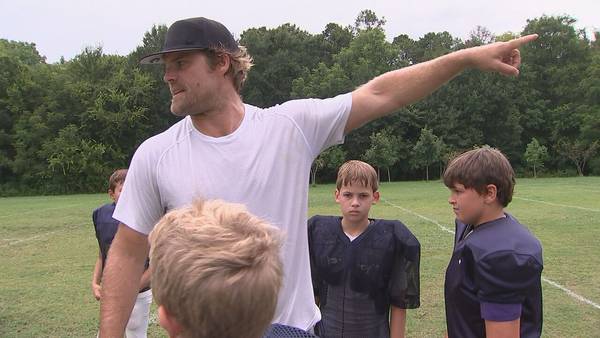 Former Panthers Kuechly, Olsen pass knowledge as coaches in youth football - clipped version