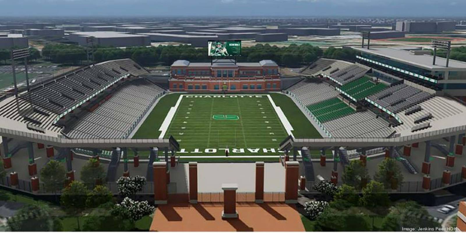 Charlotte 49ers to double football stadium capacity in 100M facilities
