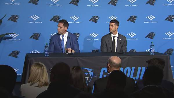 Carolina Panthers introduce new head coach, GM