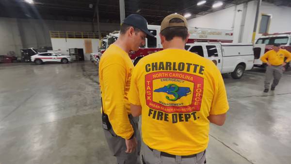 How Charlotte FD’s water rescue team is helping with Tropical Storm Debby efforts