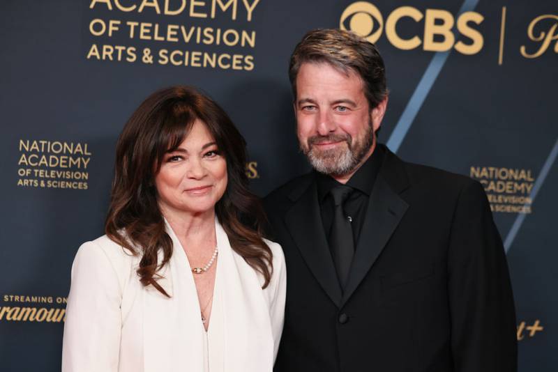 LOS ANGELES, CALIFORNIA - JUNE 07: Valerie Bertinelli and Mike Goodnough attend the 51st annual Daytime Emmys Awards at The Westin Bonaventure Hotel & Suites, Los Angeles on June 07, 2024 in Los Angeles, California. (Photo by Rodin Eckenroth/Getty Images)
