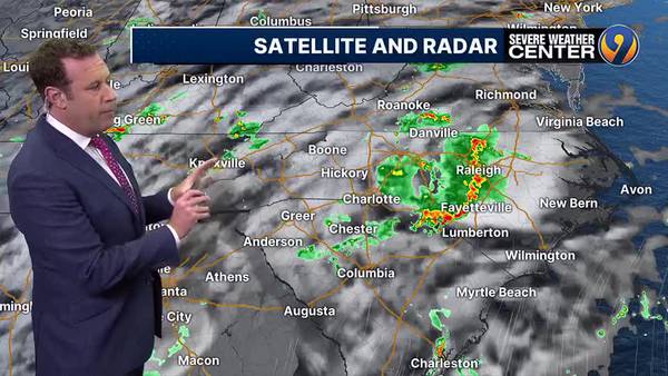 Monday morning's forecast update with Meteorologist Keith Monday