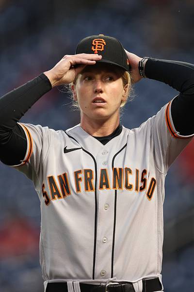 MLB first: Giants' Alyssa Nakken is first female to make on-field  appearance in regular-season game, Trending