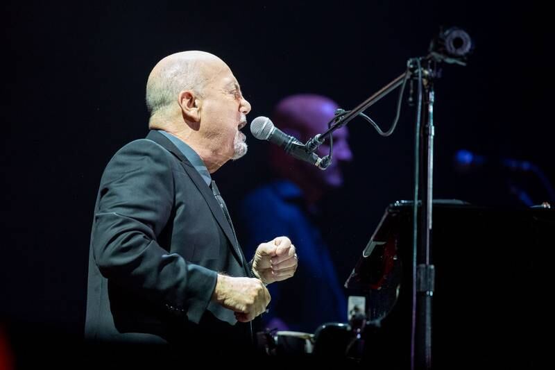 The Piano Man performs at Bank of America Stadium in Charlotte. April 23, 2022