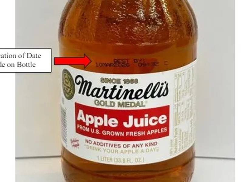 Recall alert Apple juice sold at Walmart, Target, Publix and more