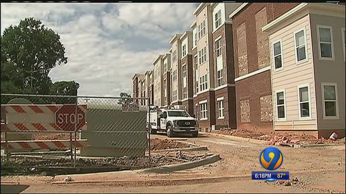 UNCC classes start while students wait for apartment complex to be