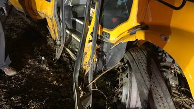PHOTOS: School bus crash in Lancaster County