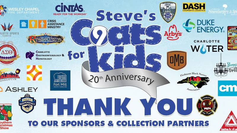 Record coat collection for the 20th anniversary of Steve’s Coats for Kids