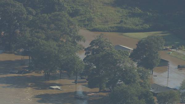 Chopper 9 flies over Helene’s damage in Charlotte, western NC