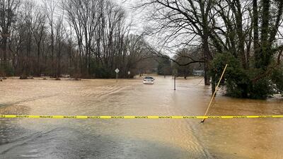 Roads flood as storms churn across Charlotte area
