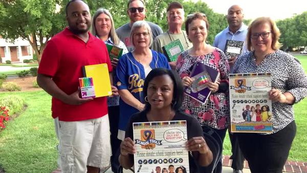 9 SCHOOL TOOLS 25 YEARS Cabarrus County Concord Aften Sunset Rotary Club