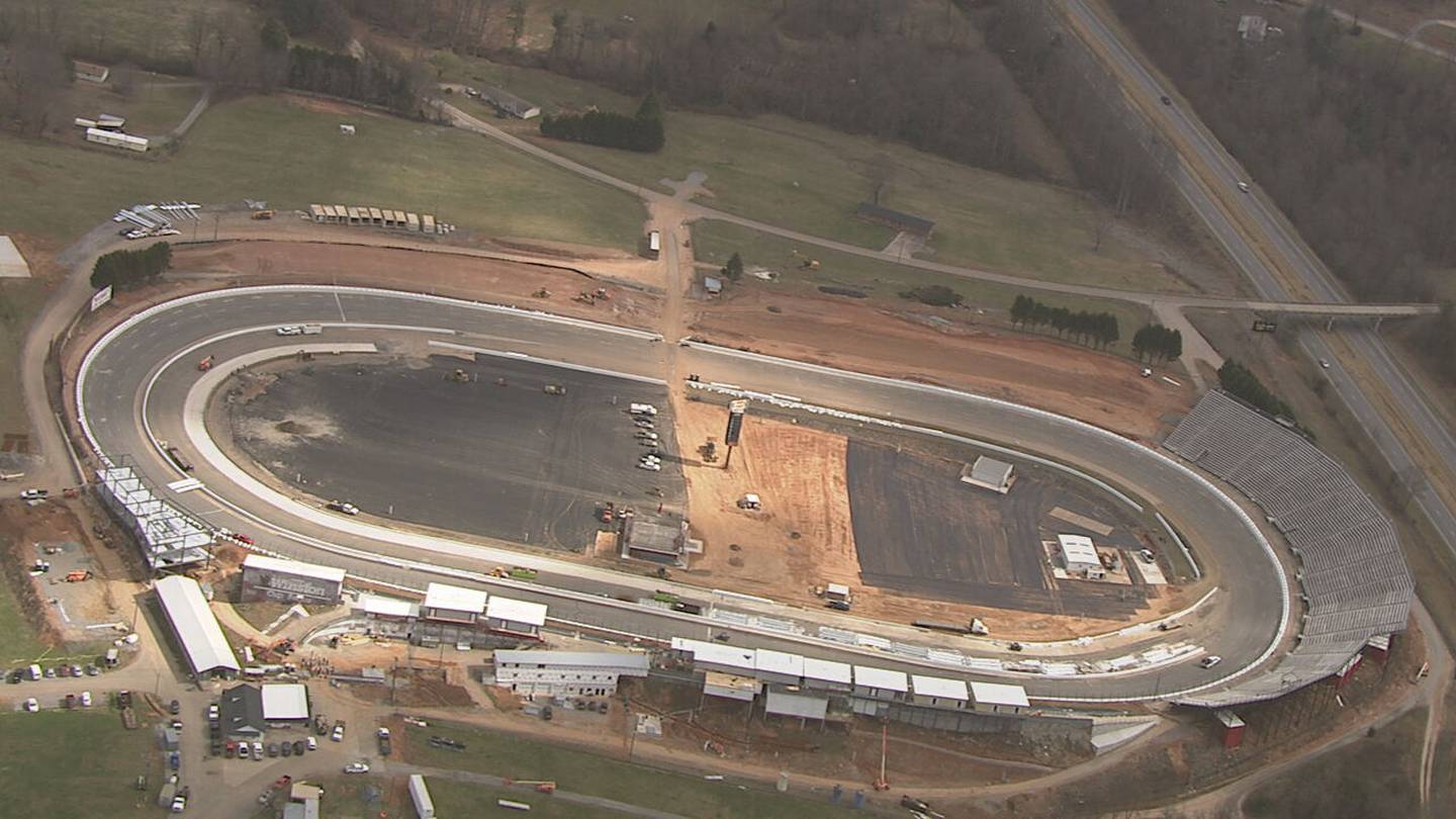 Renovations ahead of schedule at North Wilkesboro Speedway for NASCAR