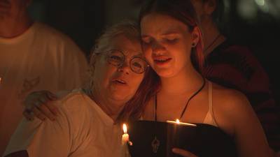 Candlelight vigil held to honor mother, son killed in Hickory crash