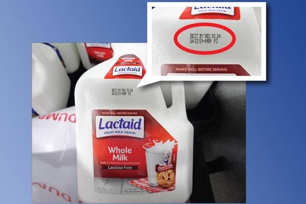 Recall alert: Lactaid milk recalled because of trace amounts of undeclared almond