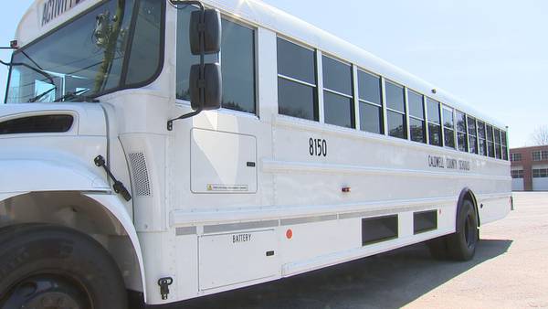 Local school district first in NC to use electric activity bus