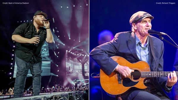 Luke Combs, James Taylor to headline Charlotte concert benefitting Helene victims