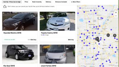 Car-sharing platform offers alternative to renting automobiles