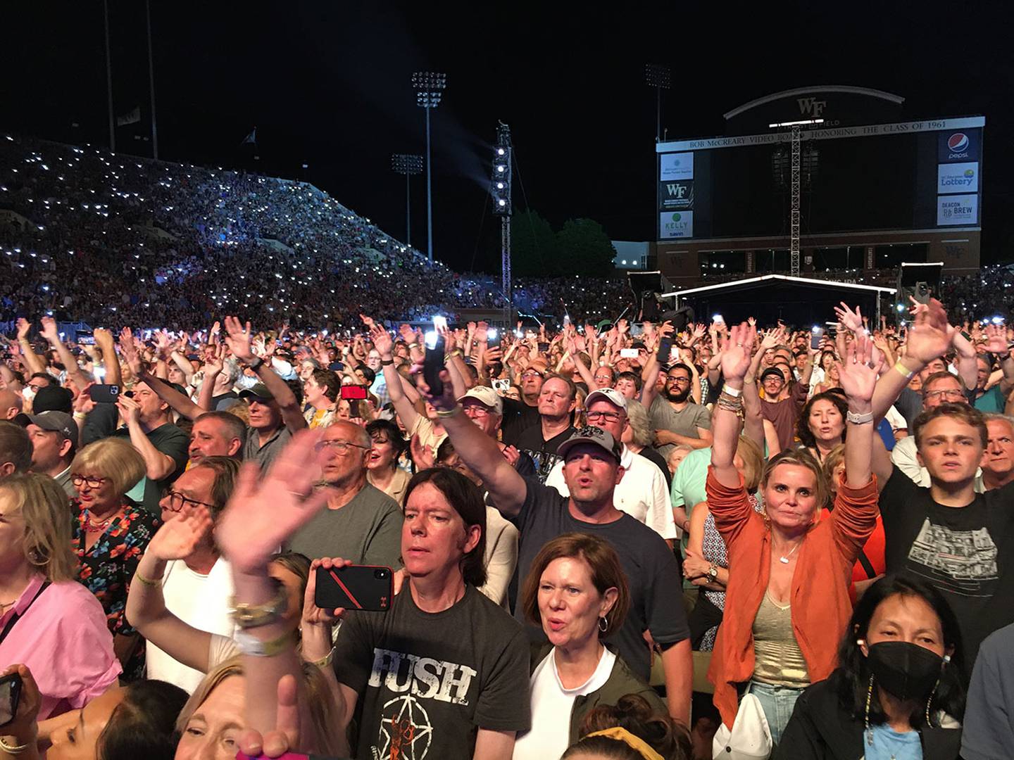 Fans packed Truist Field in Winston-Salem to see Paul McCartney.