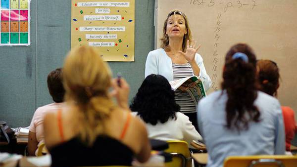 A dozen area school districts returned to the classroom on Monday
