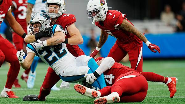 Cards top Panthers 26-16; Murray has 2 TD passes, 1 rushing