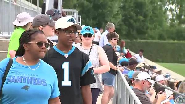 Fans flock to Panthers ‘Back Together’ training camp