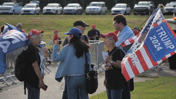 Trump holds his first outdoor rally since last month’s assassination attempt