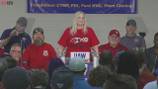 UAW employees celebrate agreement with victory rally in Statesville