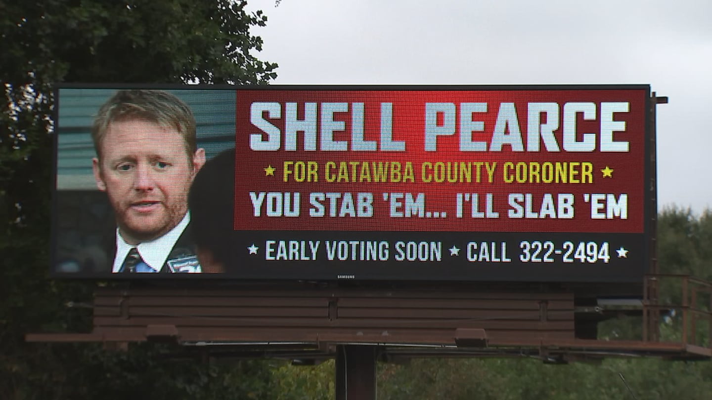 ‘You stab ‘em, I’ll slab ‘em’: Attorney’s billboard pushes for new coroner’s office