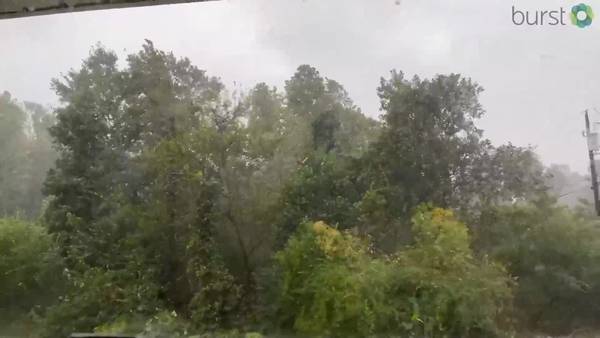 Rain and wind in Mint Hill, NC