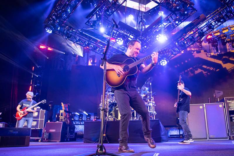 The Dave Matthews Band played in front of a packed crowd at PNC Music Pavilion in Charlotte on Friday, May 20, 2022.