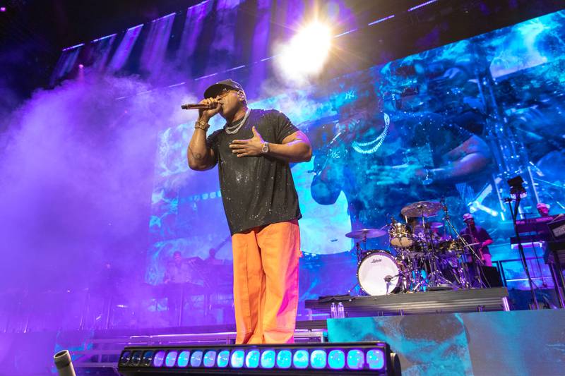 LL COOL J performs during The F.O.R.C.E. (Frequencies of Real Creative Energy) Live Tour at the Spectrum Center in Charlotte. Sept. 9, 2023.