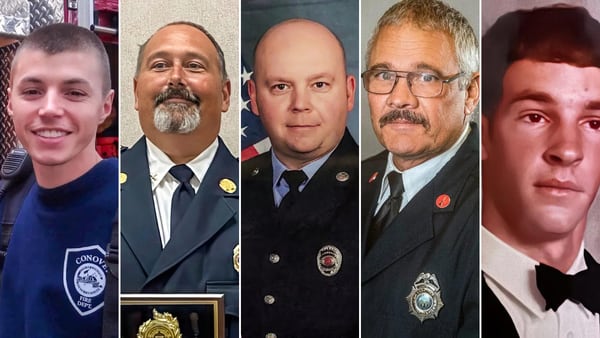 NC fallen firefighters honored in Maryland ceremony