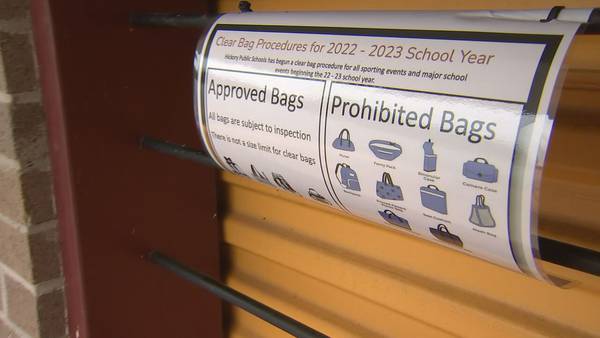 Hickory public schools implement clear bag policy as football season begins