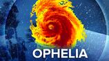 Tropical Storm Ophelia forms off the US mid-Atlantic coast, expected to bring heavy rain and wind