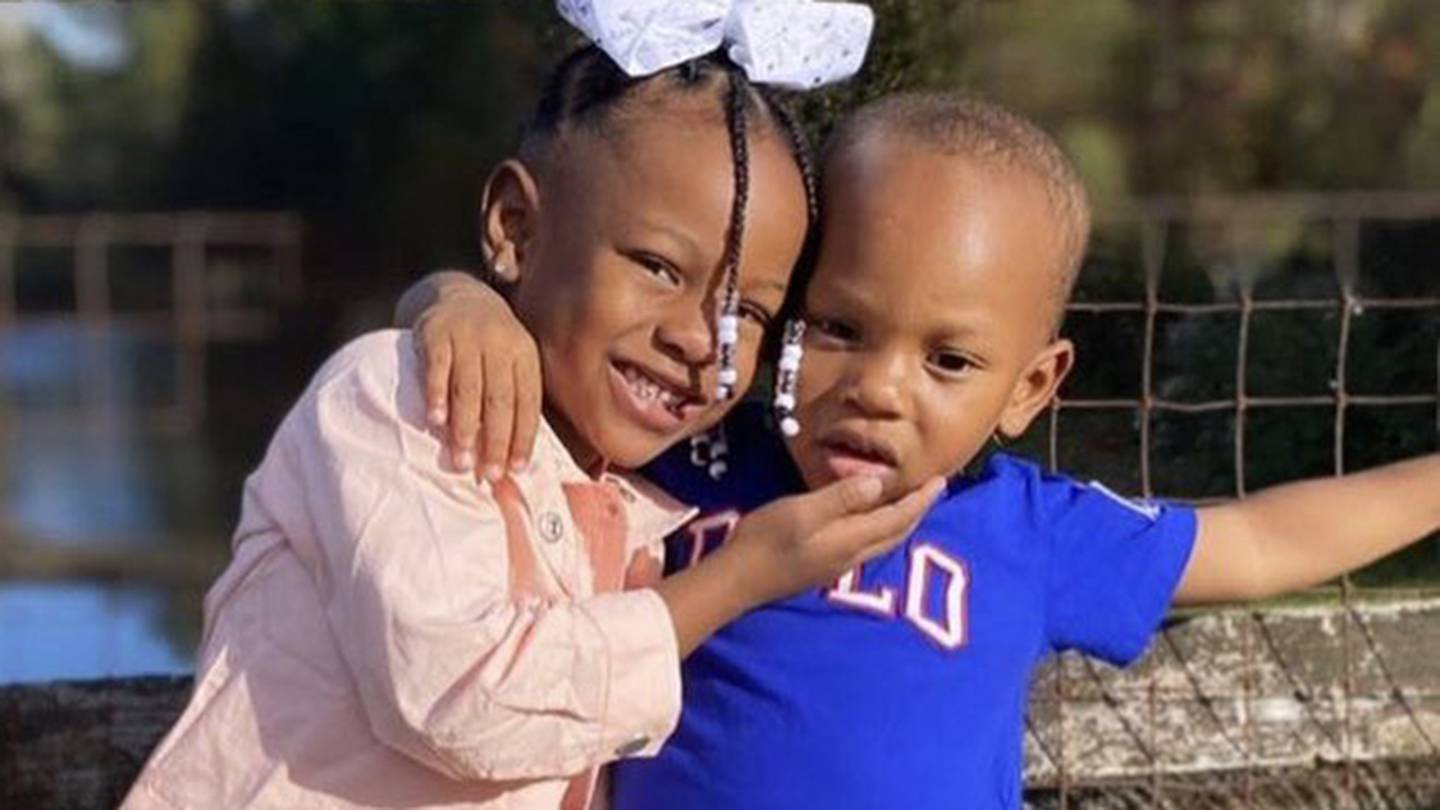Asiah Fiquero, pictured here with his older sister, was killed in a drive-by shooting while he slept in his bed on Tuesday, Sept. 7, 2021.