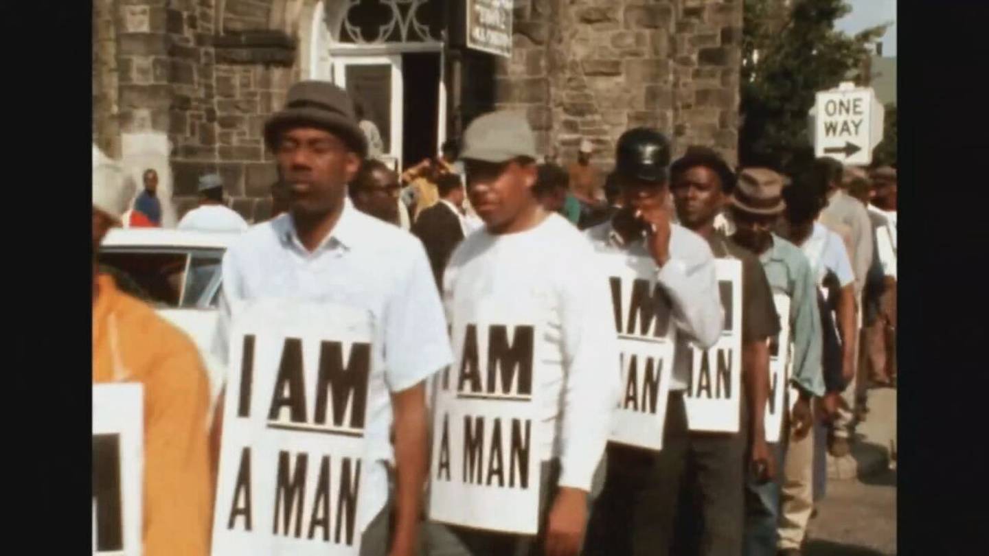Protesters in Charlotte during segregation
